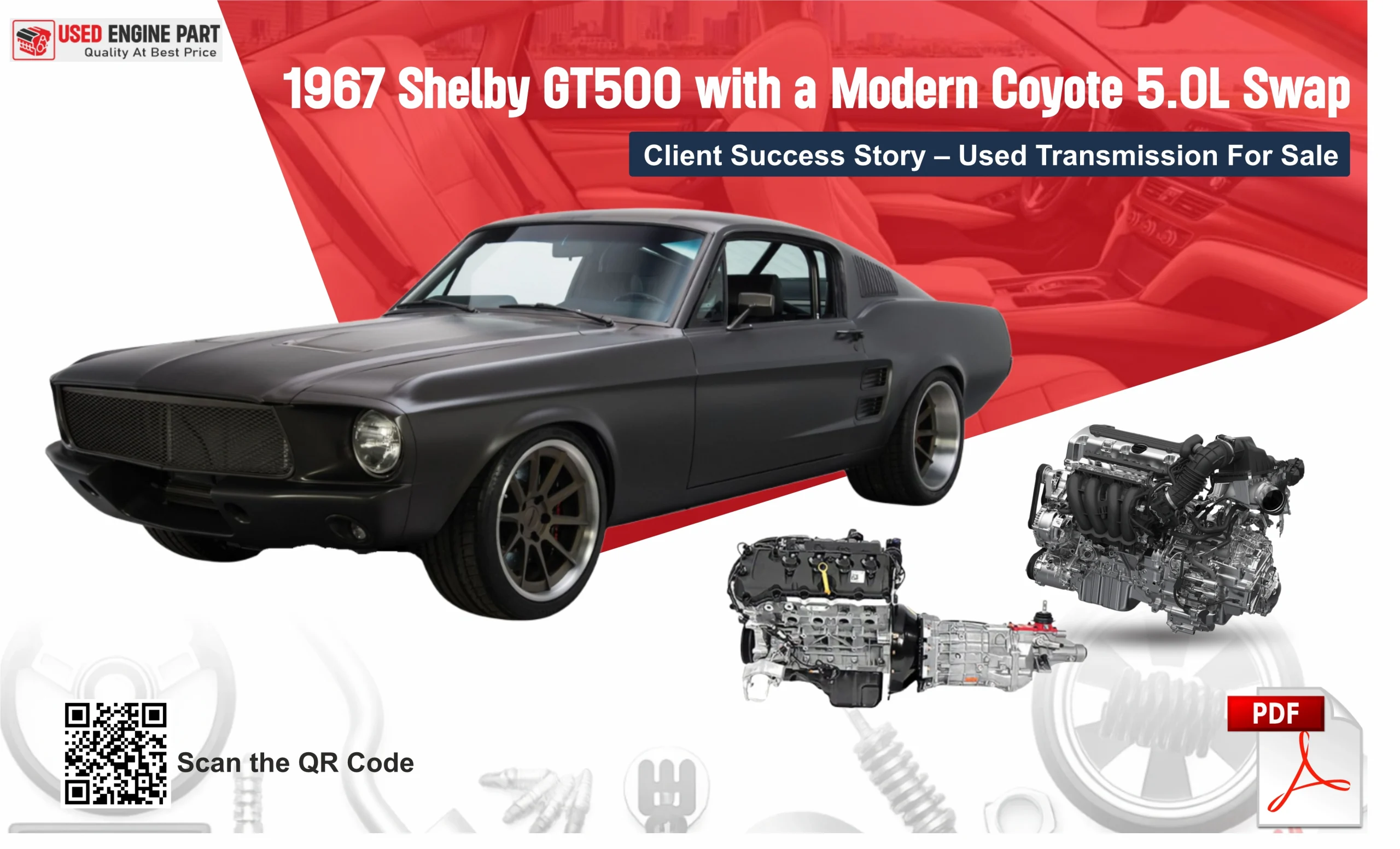 1967 Shelby GT500 with a Modern Coyote