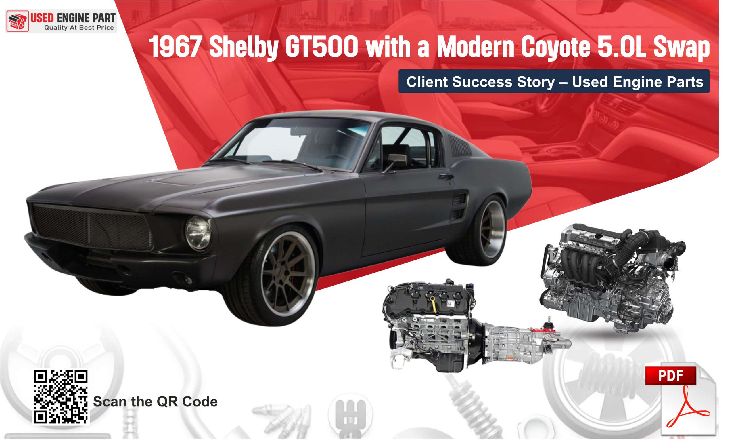 1967 Shelby GT500 with a Modern Coyote 5.0L Swap