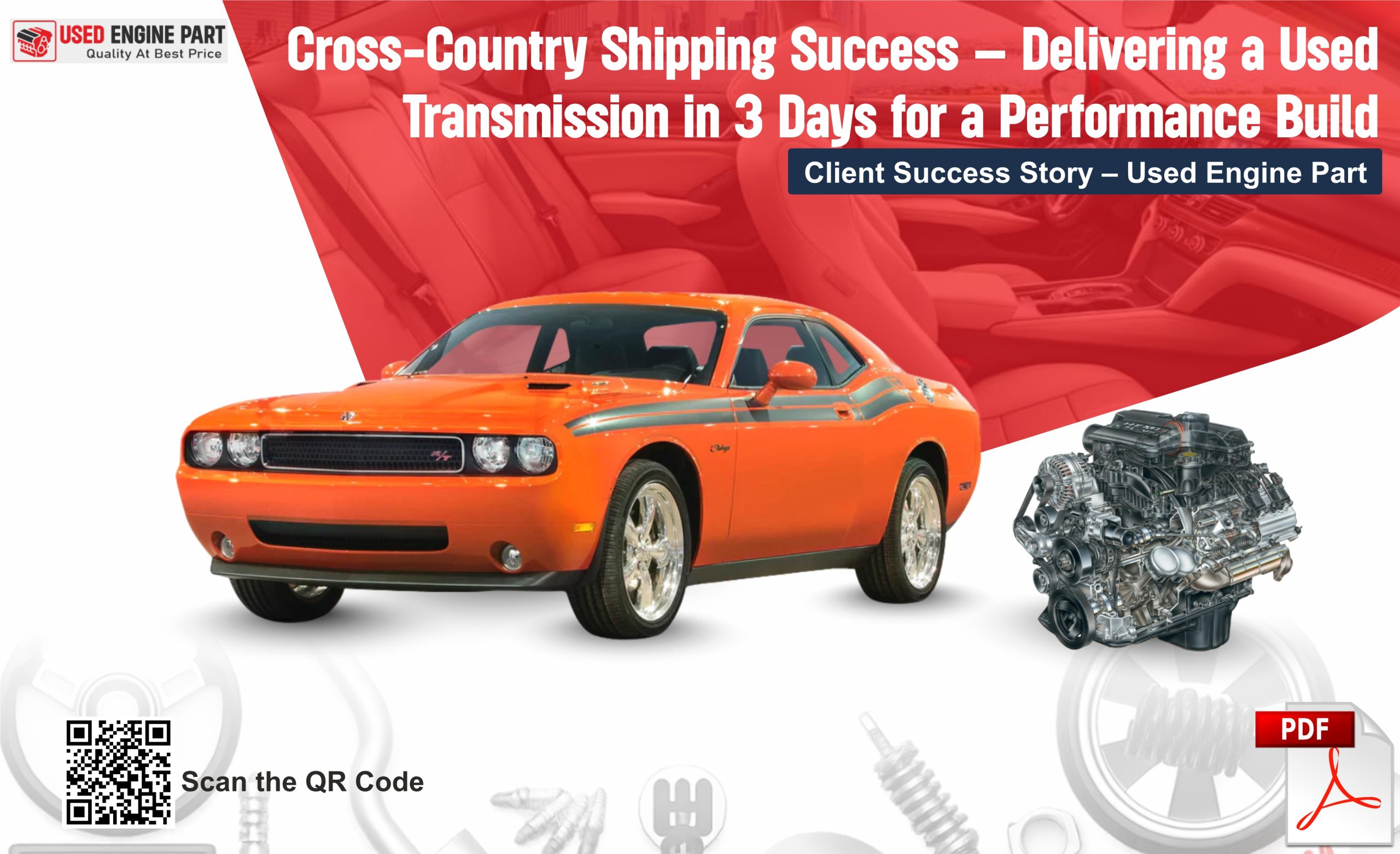 Case Studies: Cross Country Shipping Success Delivering a Used Transmission in 3 Days