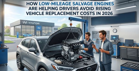 Low-Mileage Salvage Engines